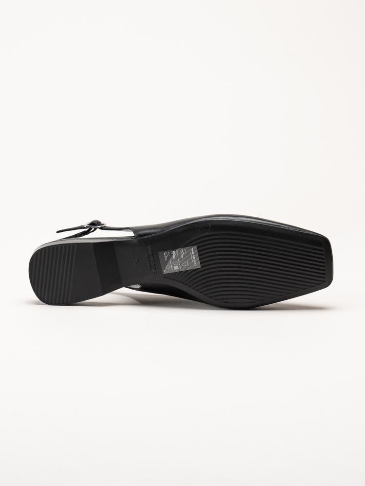 Vagabond - Delia - Svarta slingbacks i skinn