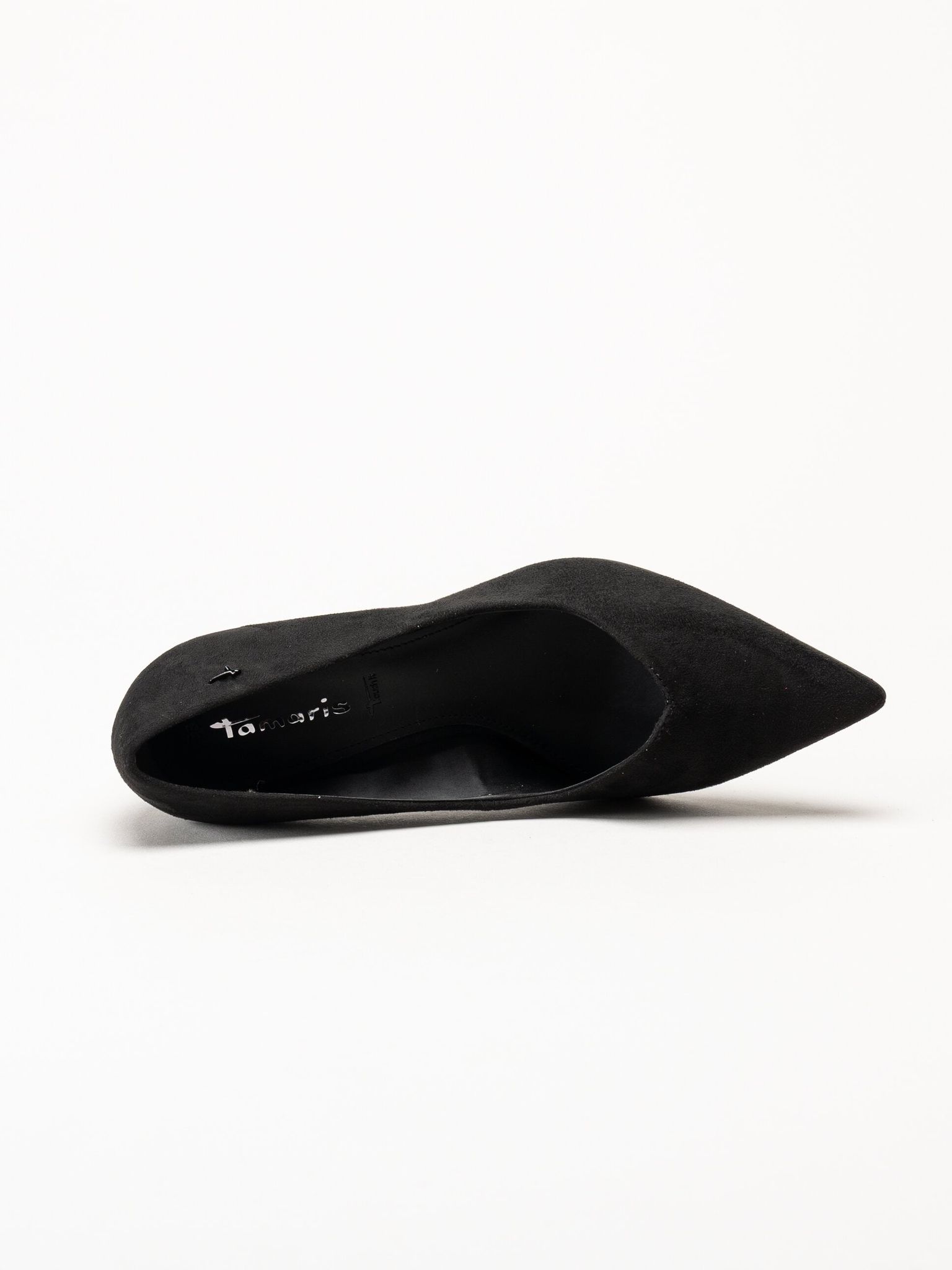 Tamaris - Svarta pumps i mockaimitation