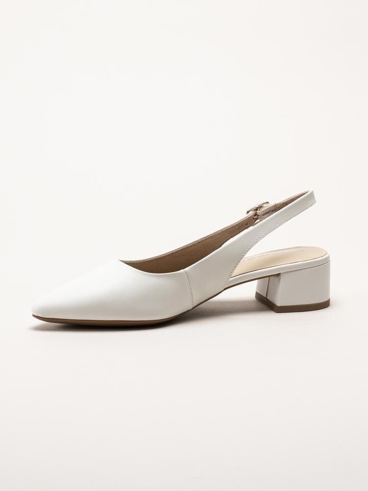 Tamaris - Vita slingback pumps i skinn