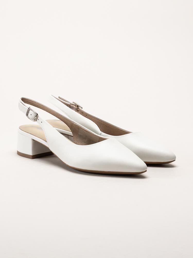 Tamaris - Vita slingback pumps i skinn