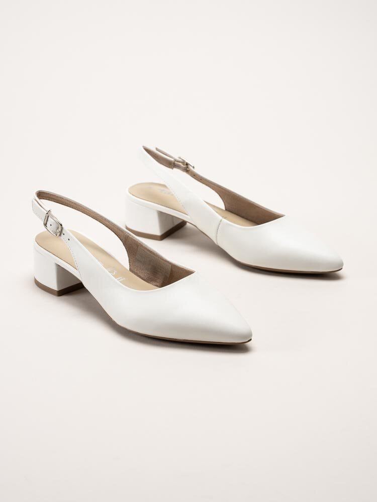 Tamaris - Vita slingback pumps i skinn