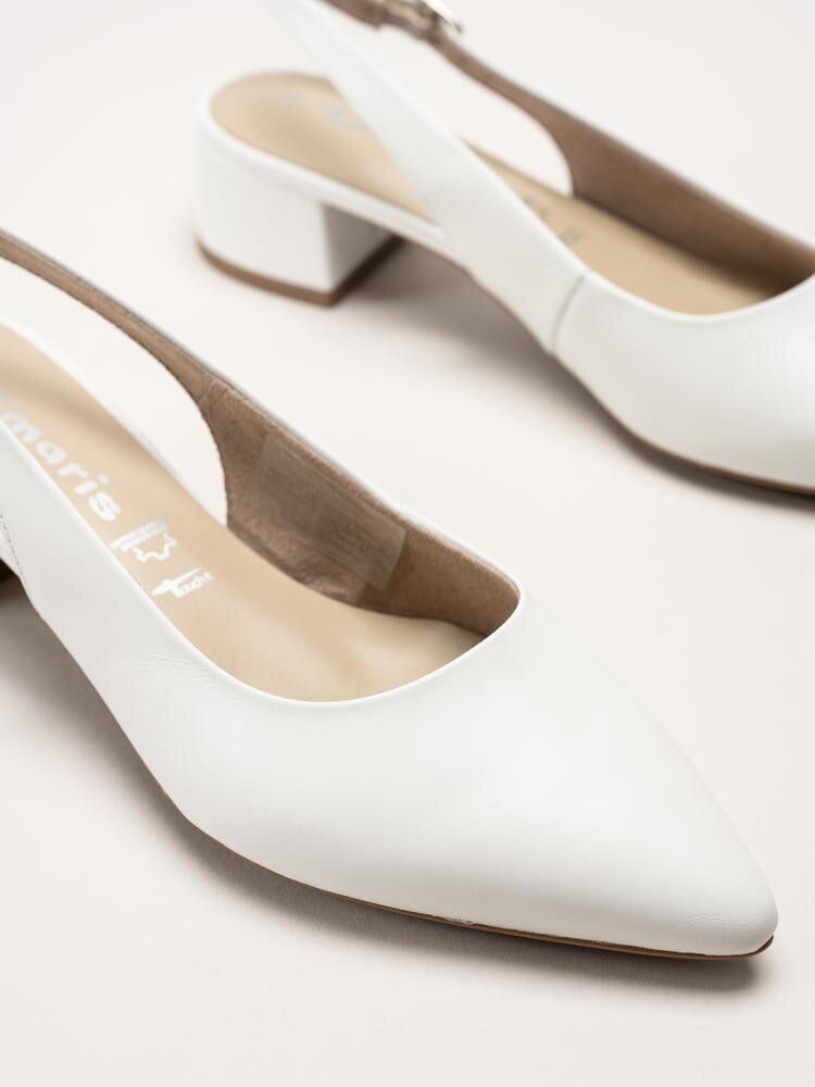Tamaris - Vita slingback pumps i skinn