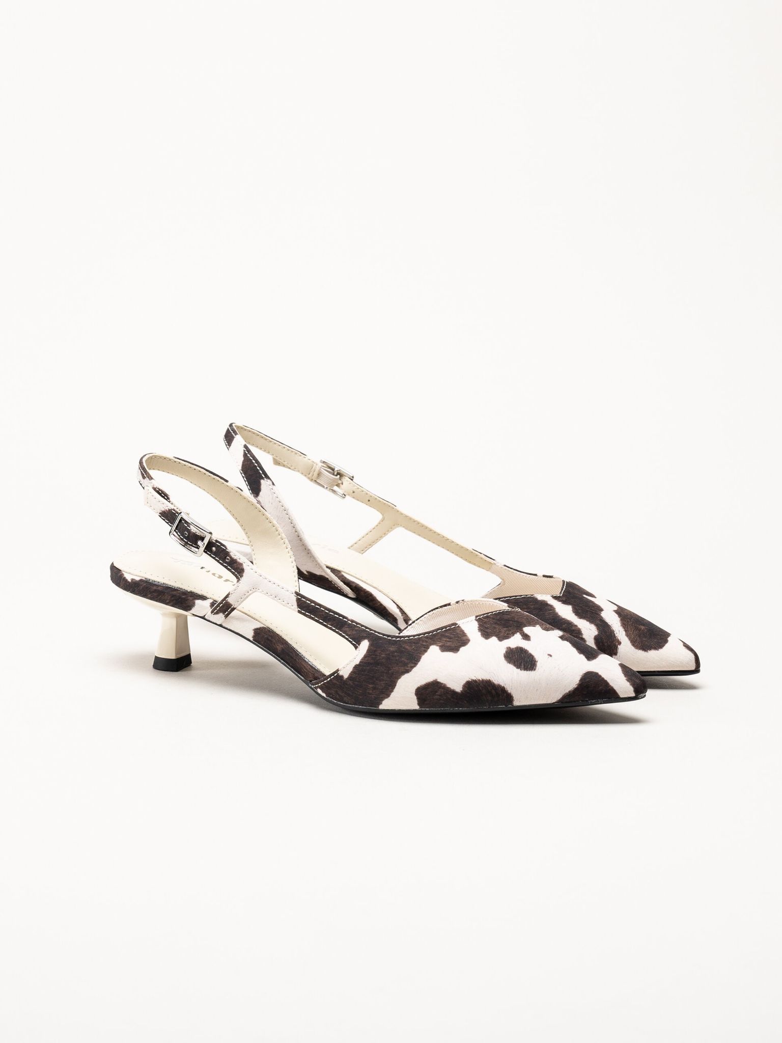 Tamaris - Djurmönstrad slingback pumps