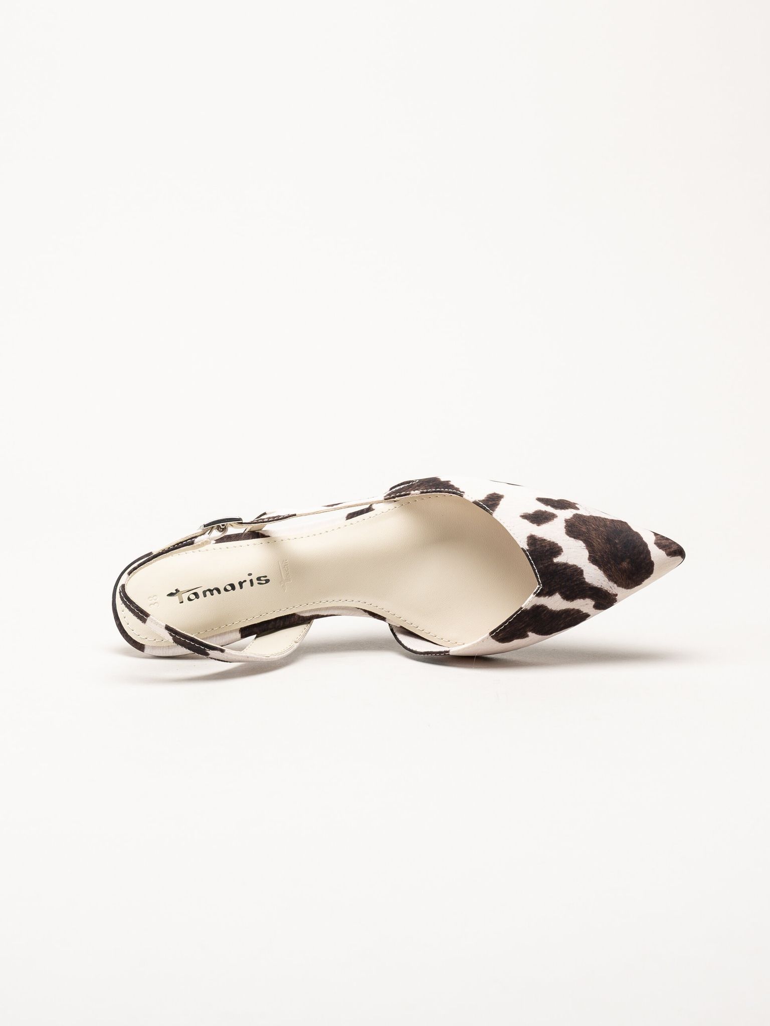 Tamaris - Djurmönstrad slingback pumps