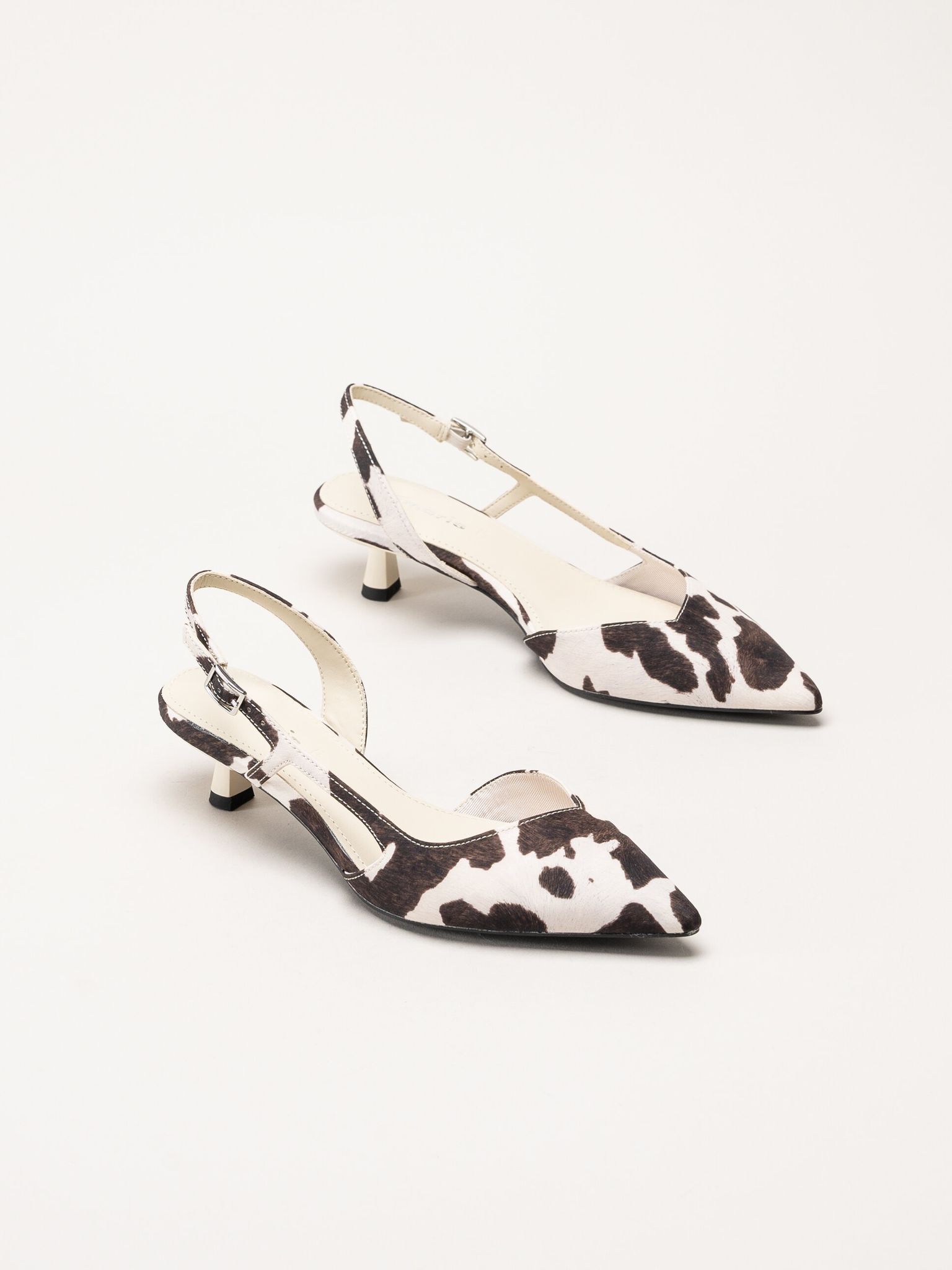 Tamaris - Djurmönstrad slingback pumps