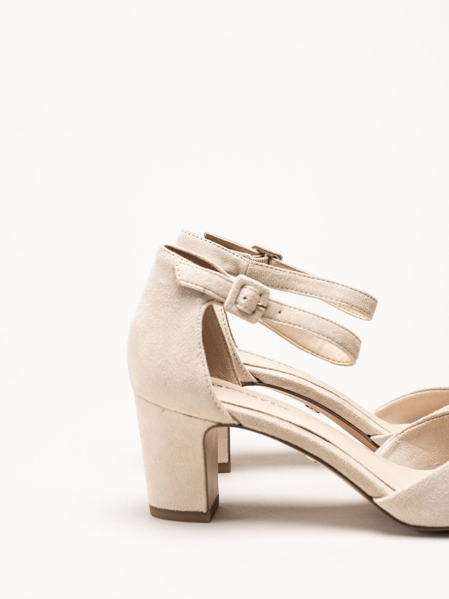 Tamaris - Beige pumps med ankelsleif