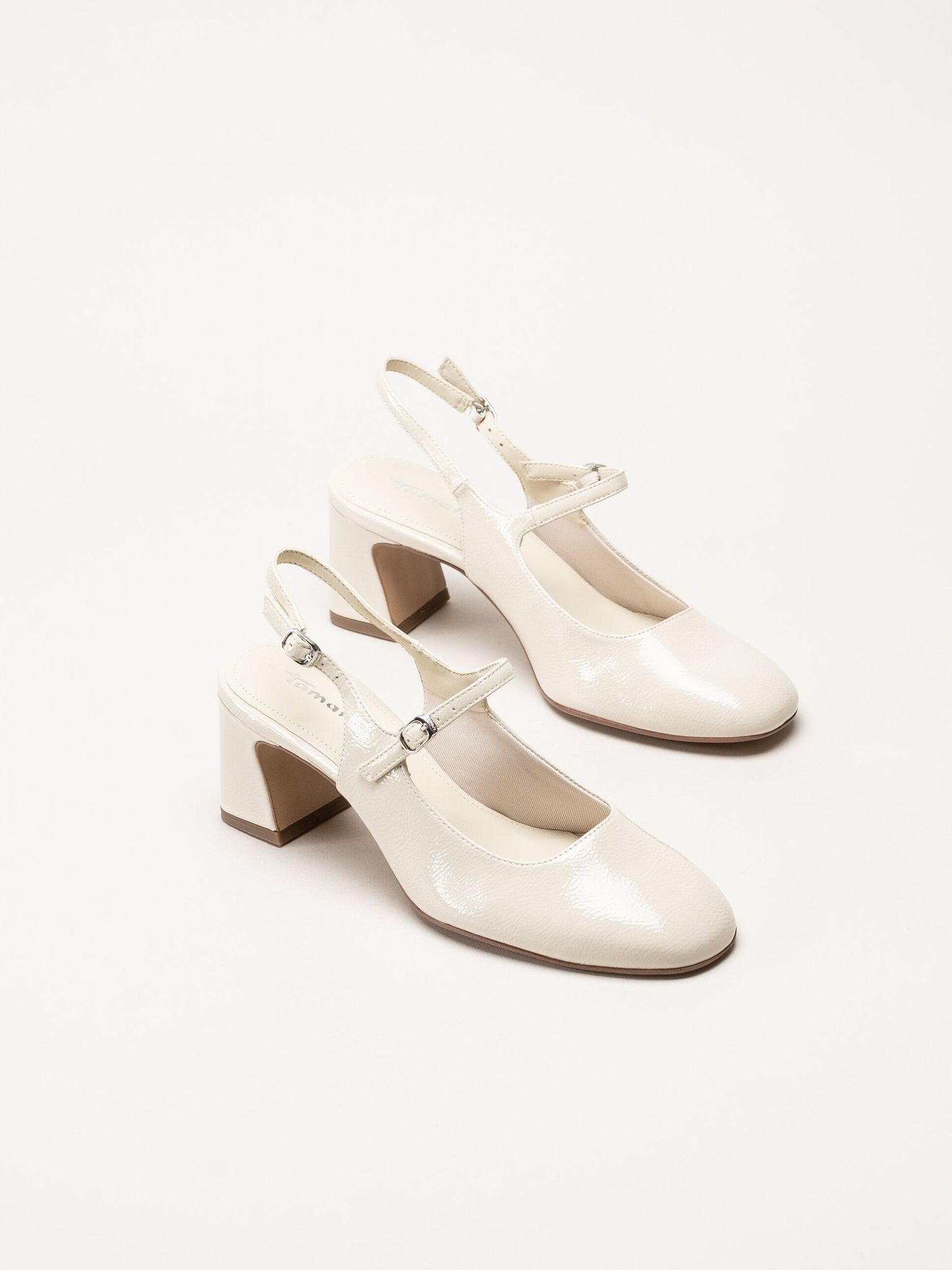Tamaris - Beige slingback pumps