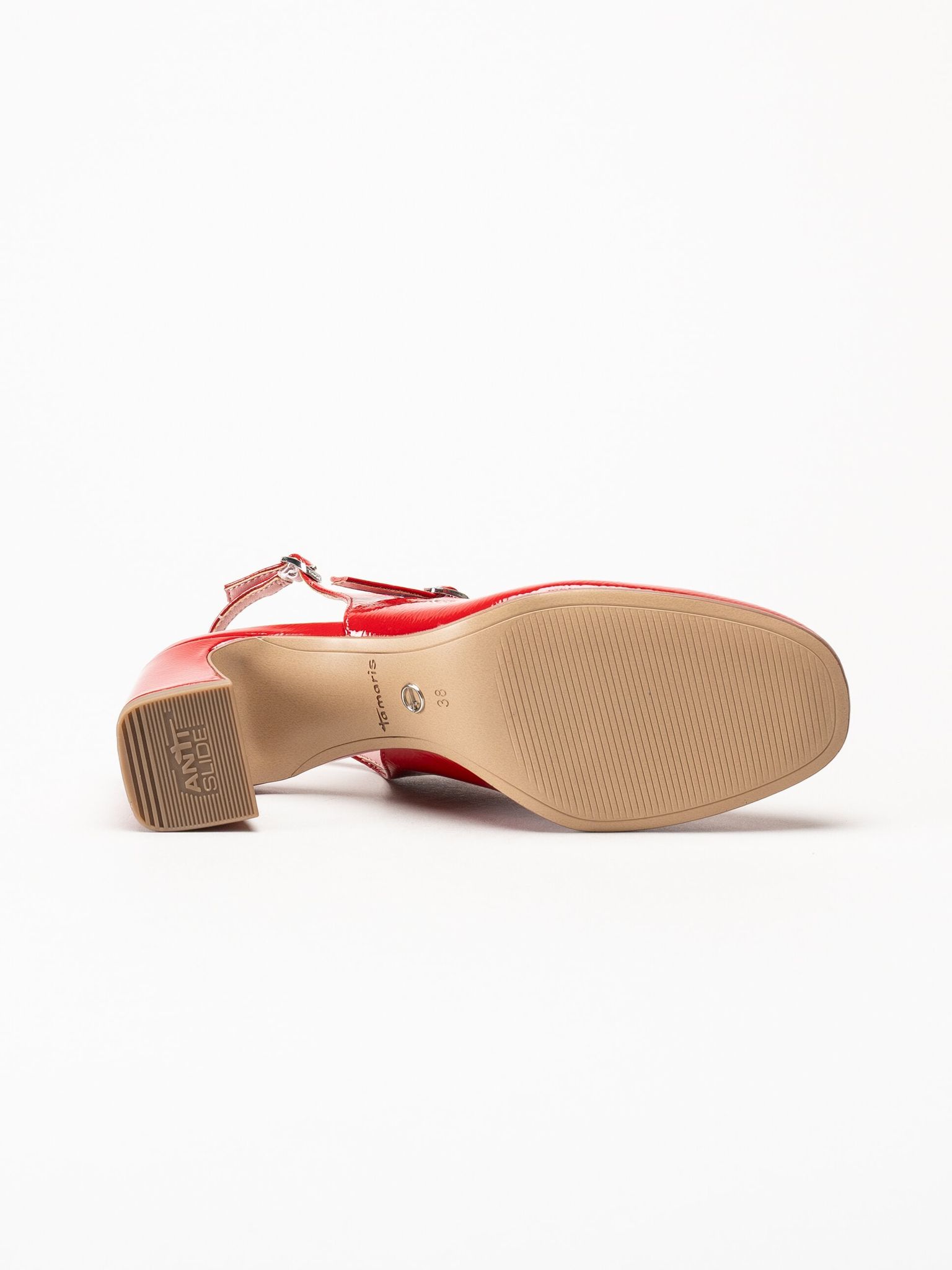 Tamaris - Röda slingback pumps