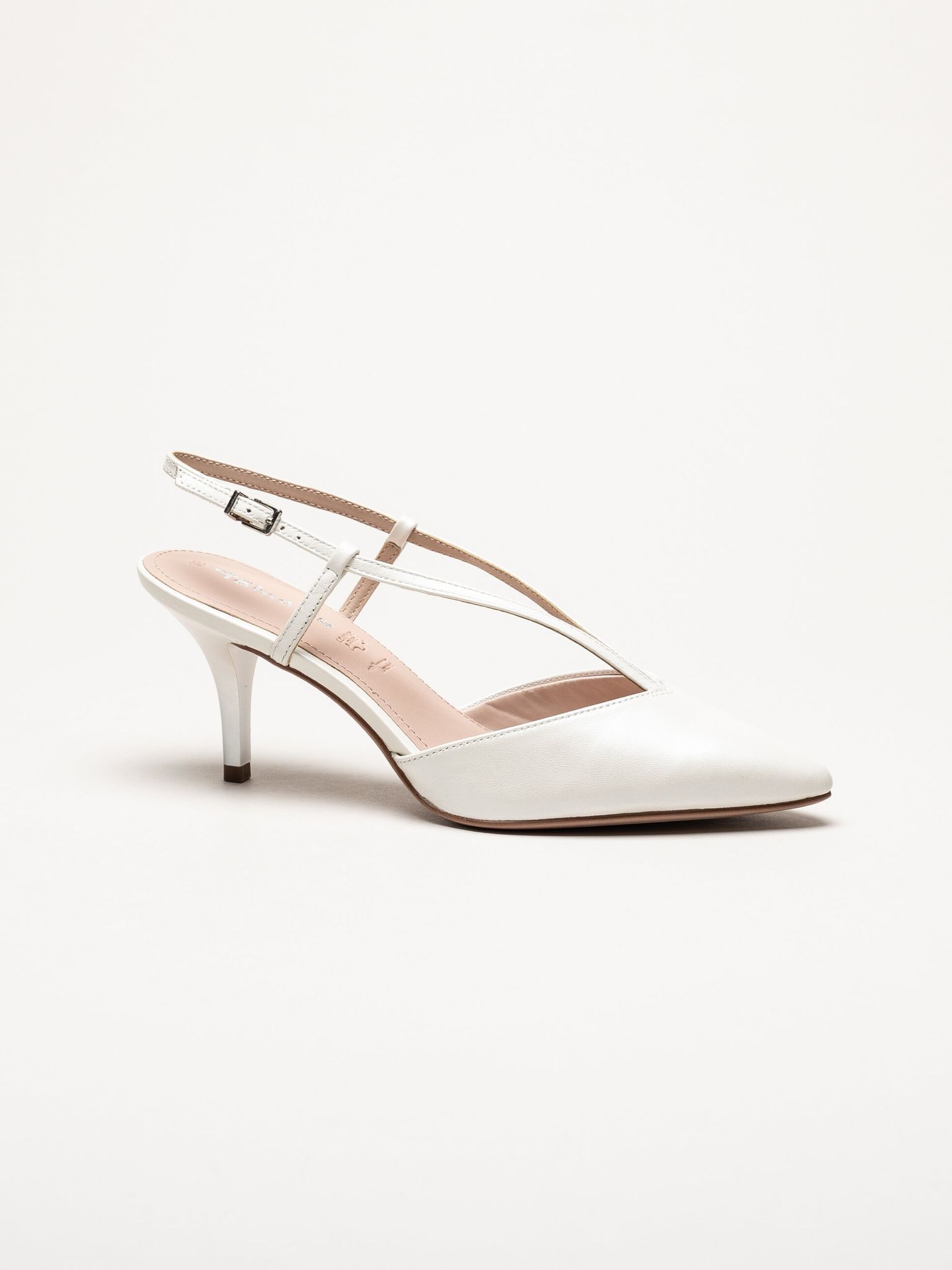 Tamaris - Vita slingback pumps i skinn