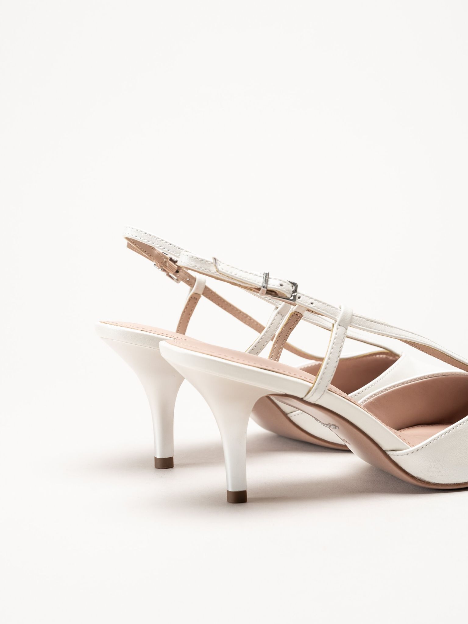 Tamaris - Vita slingback pumps i skinn