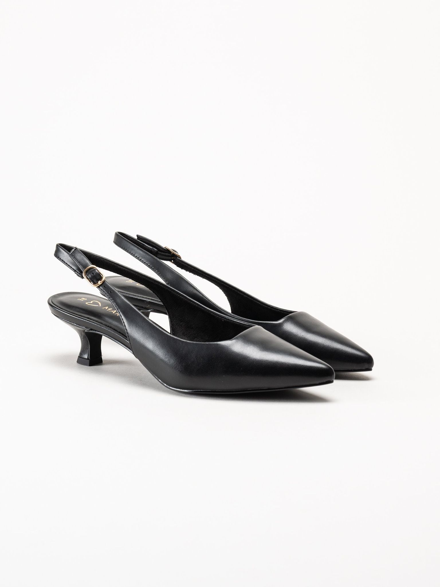 Marco Tozzi - Svarta slingback pumps