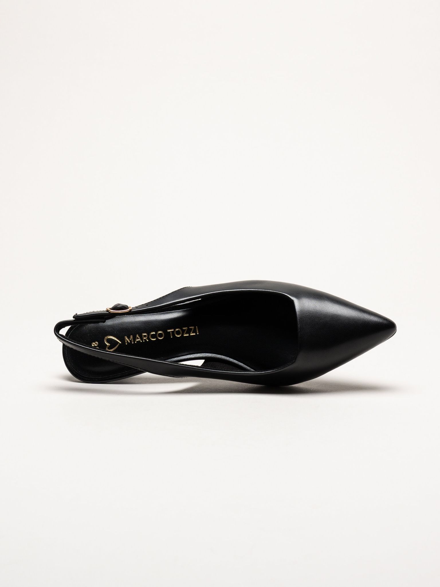 Marco Tozzi - Svarta slingback pumps