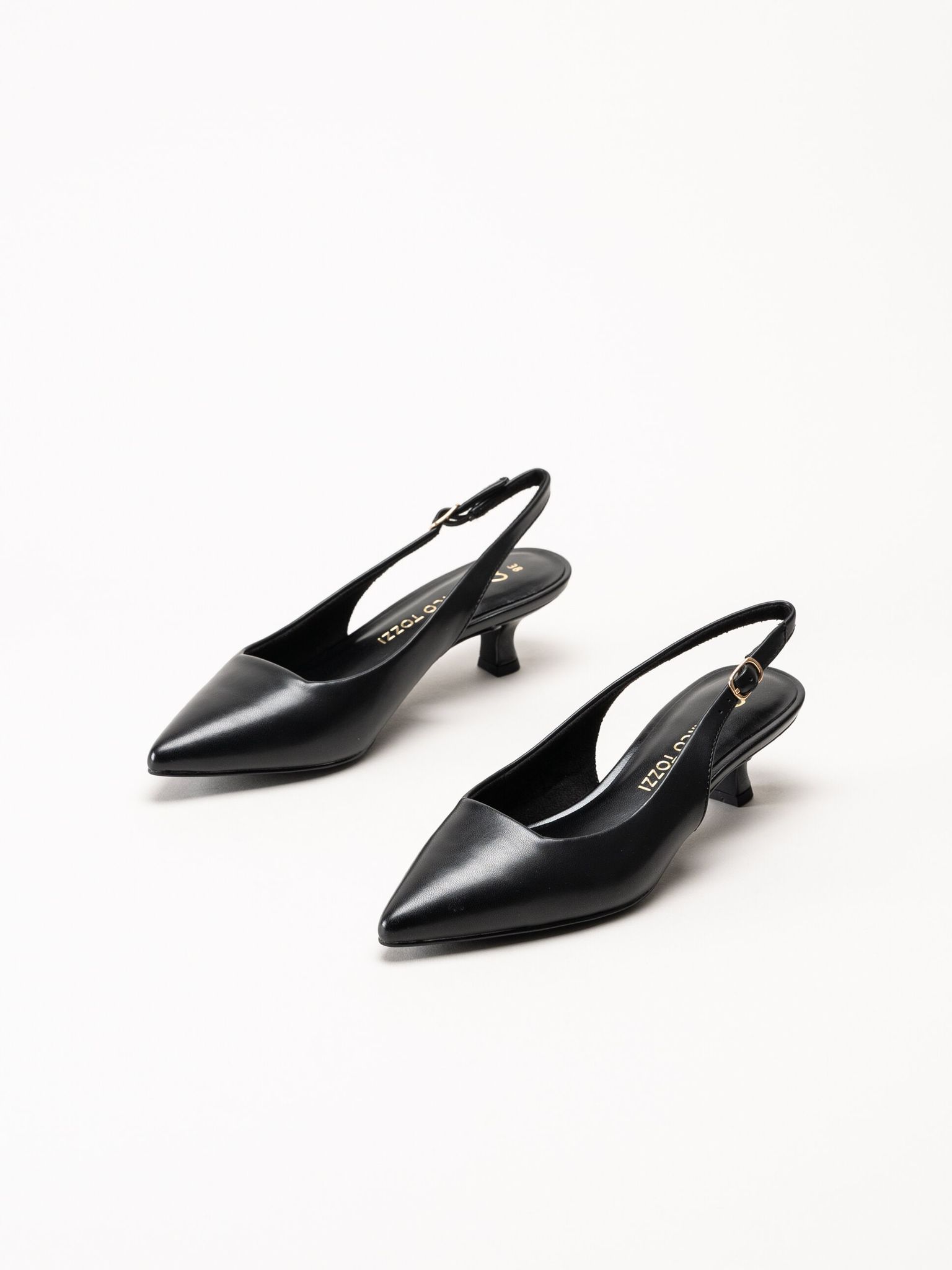 Marco Tozzi - Svarta slingback pumps