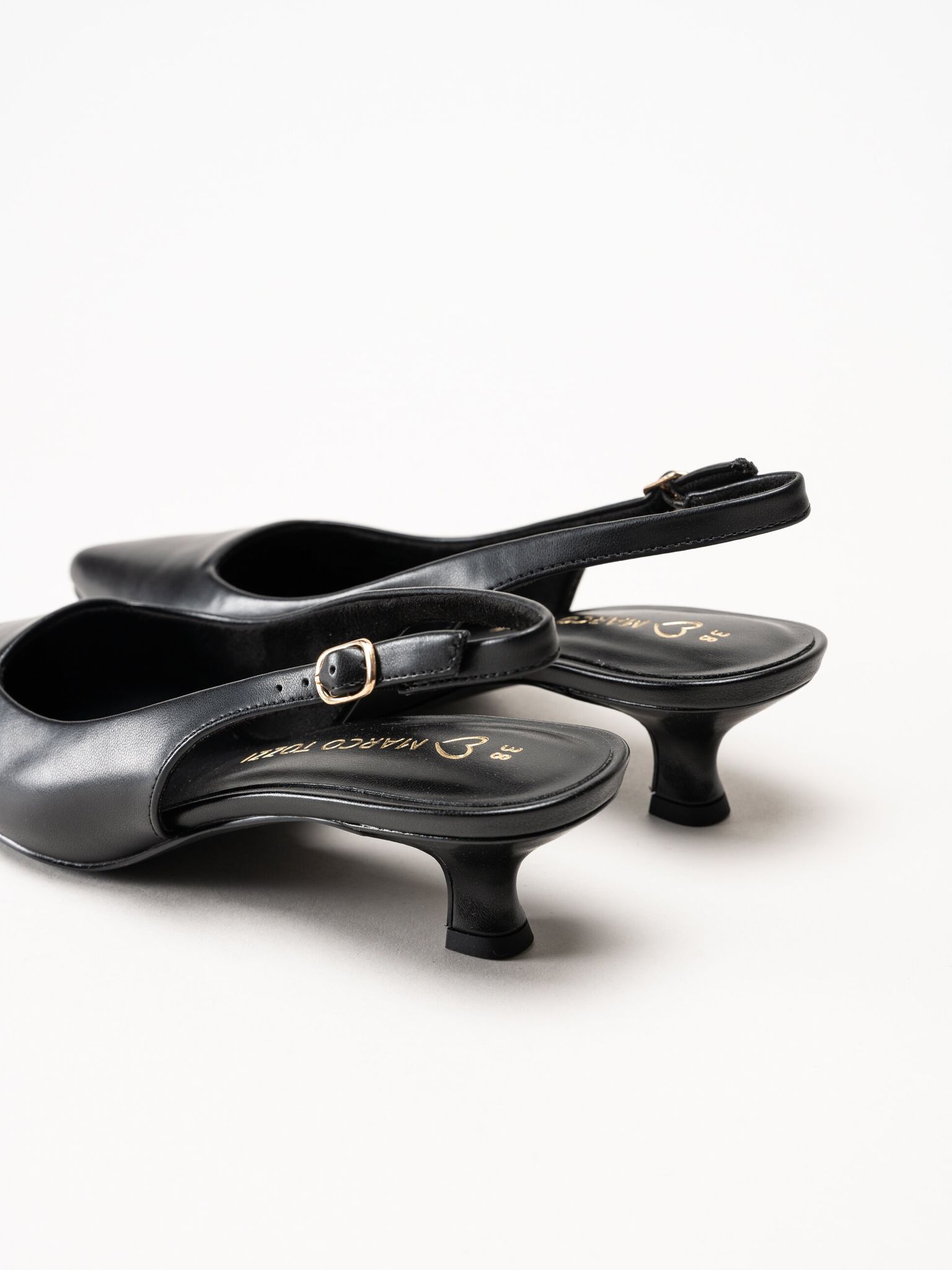 Marco Tozzi - Svarta slingback pumps