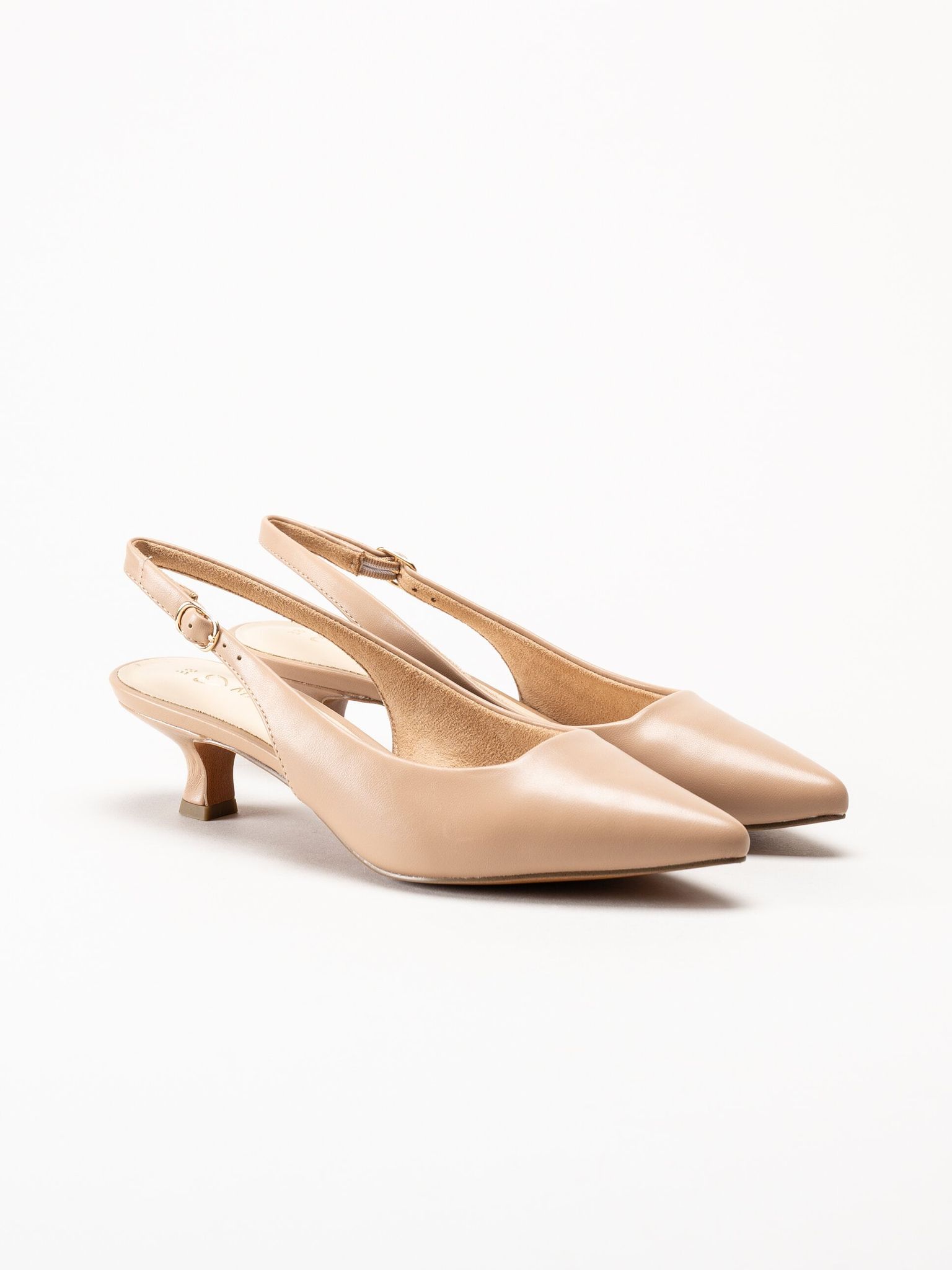 Marco Tozzi - Beige slingback pumps