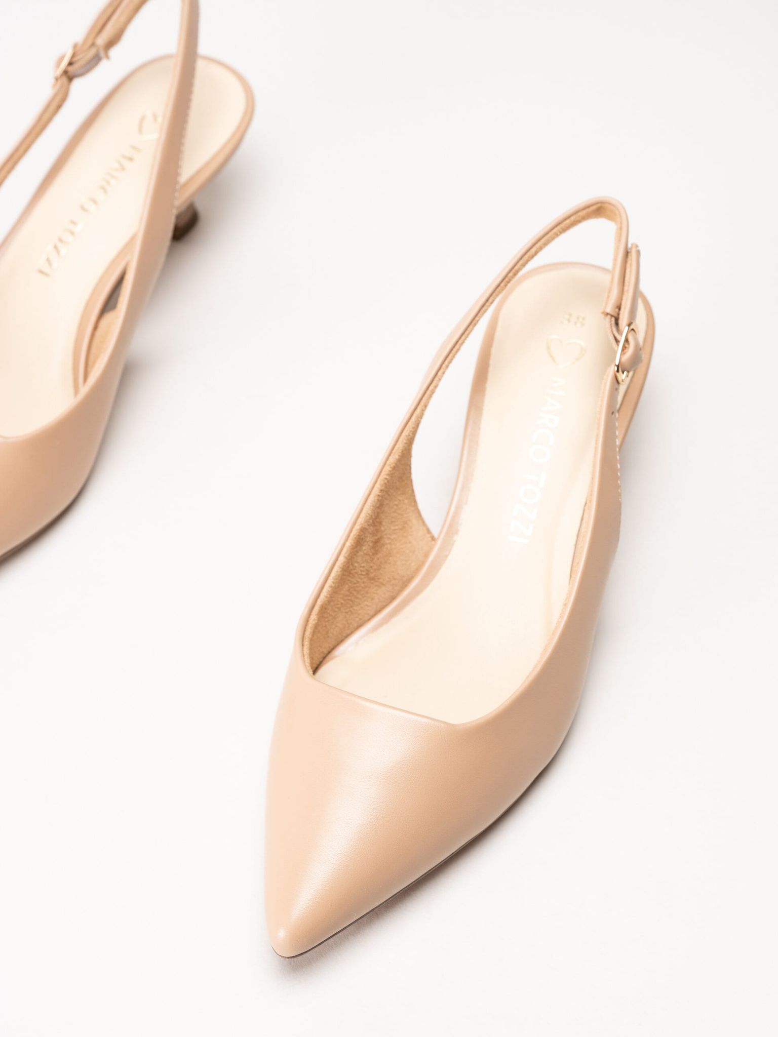 Marco Tozzi - Beige slingback pumps