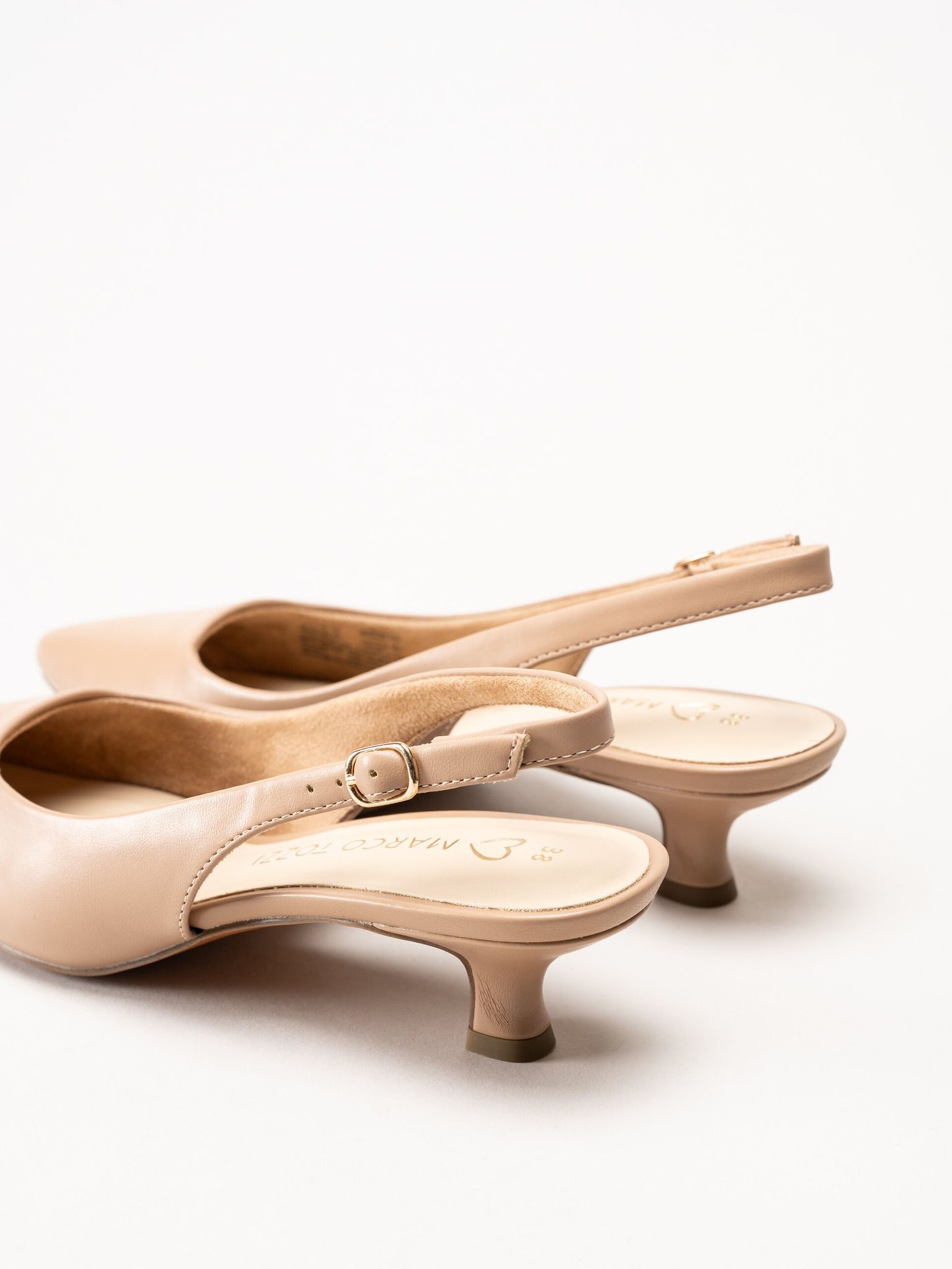 Marco Tozzi - Beige slingback pumps
