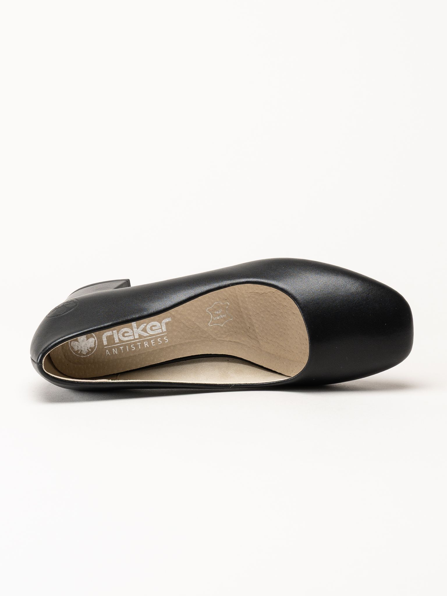 Rieker - Svarta skinnpumps