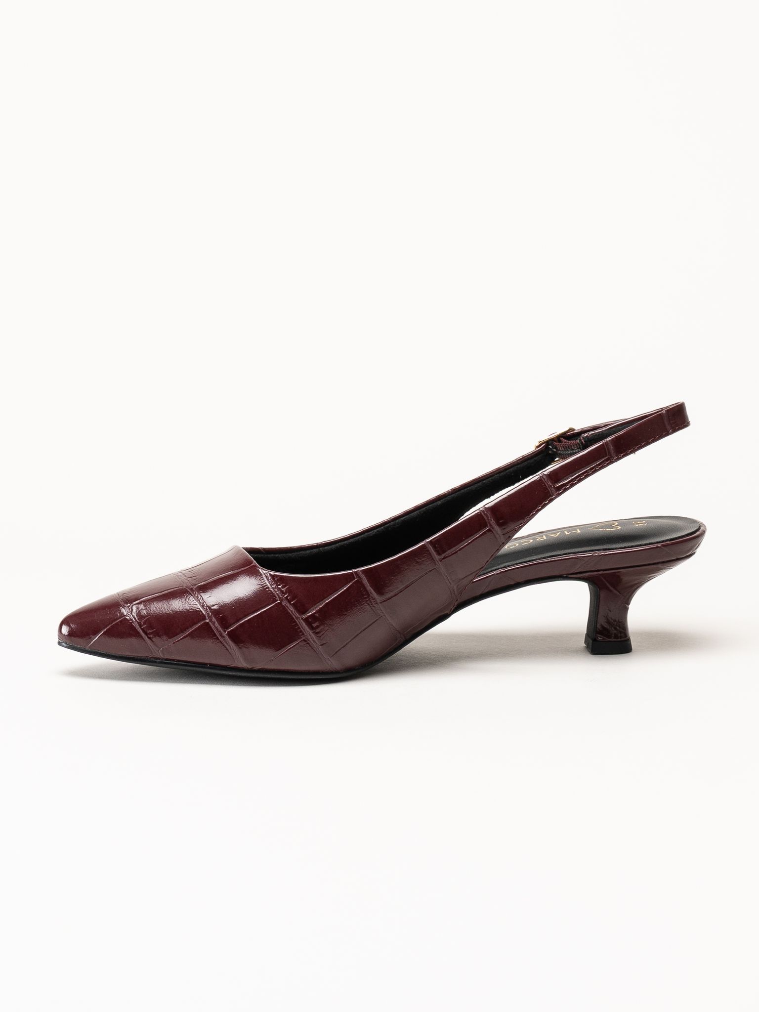 Marco Tozzi - Vinröda slingback pumps
