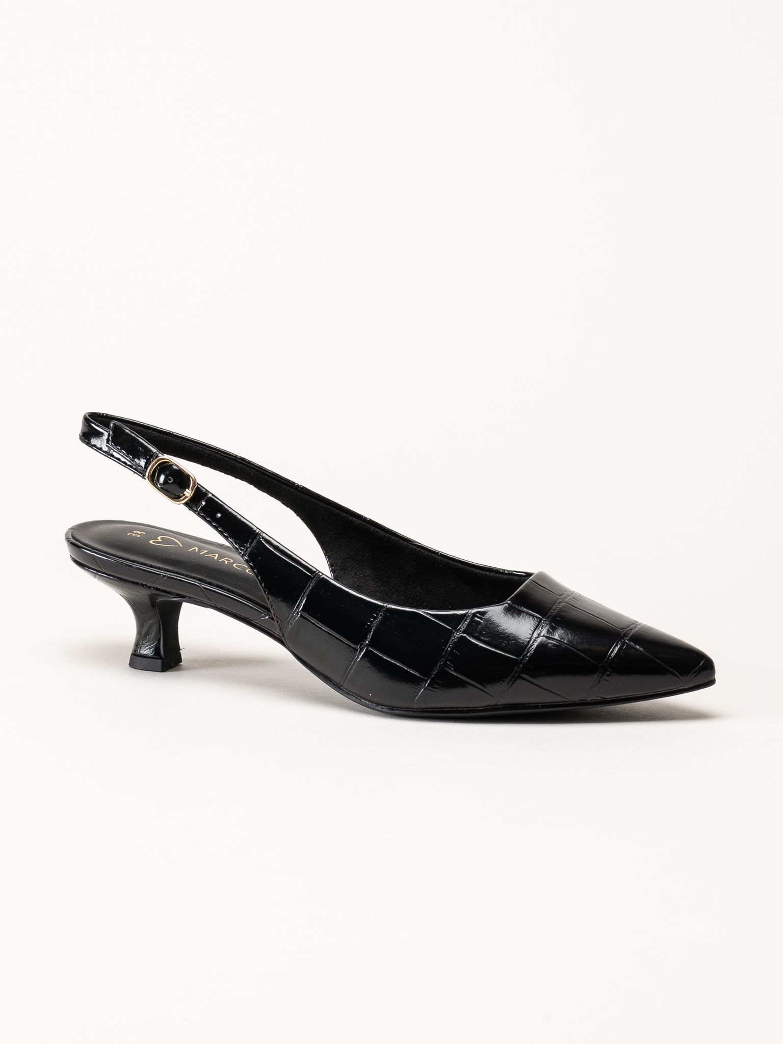 Marco Tozzi - Svarta slingback pumps
