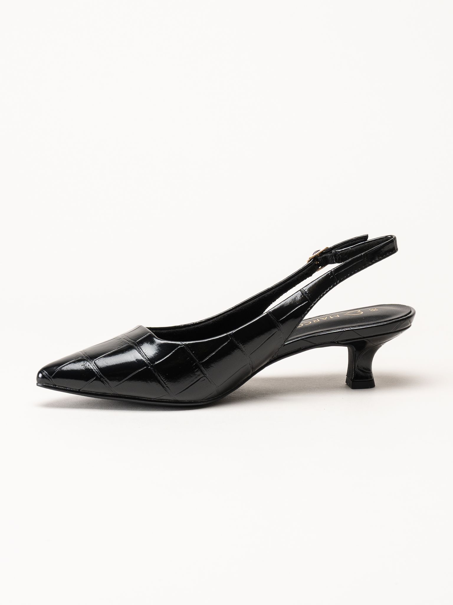 Marco Tozzi - Svarta slingback pumps