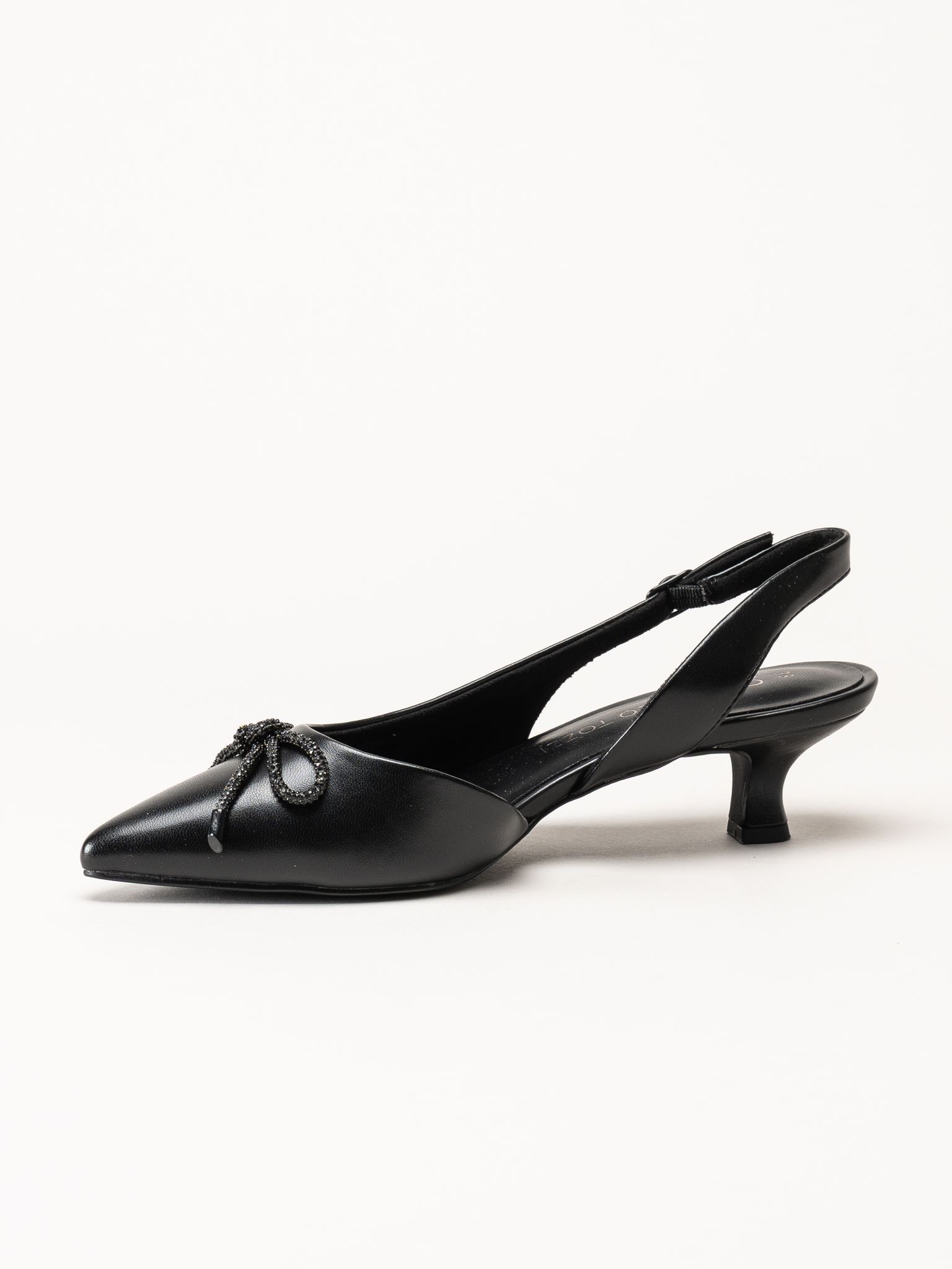 Marco Tozzi - Svarta slingback pumps