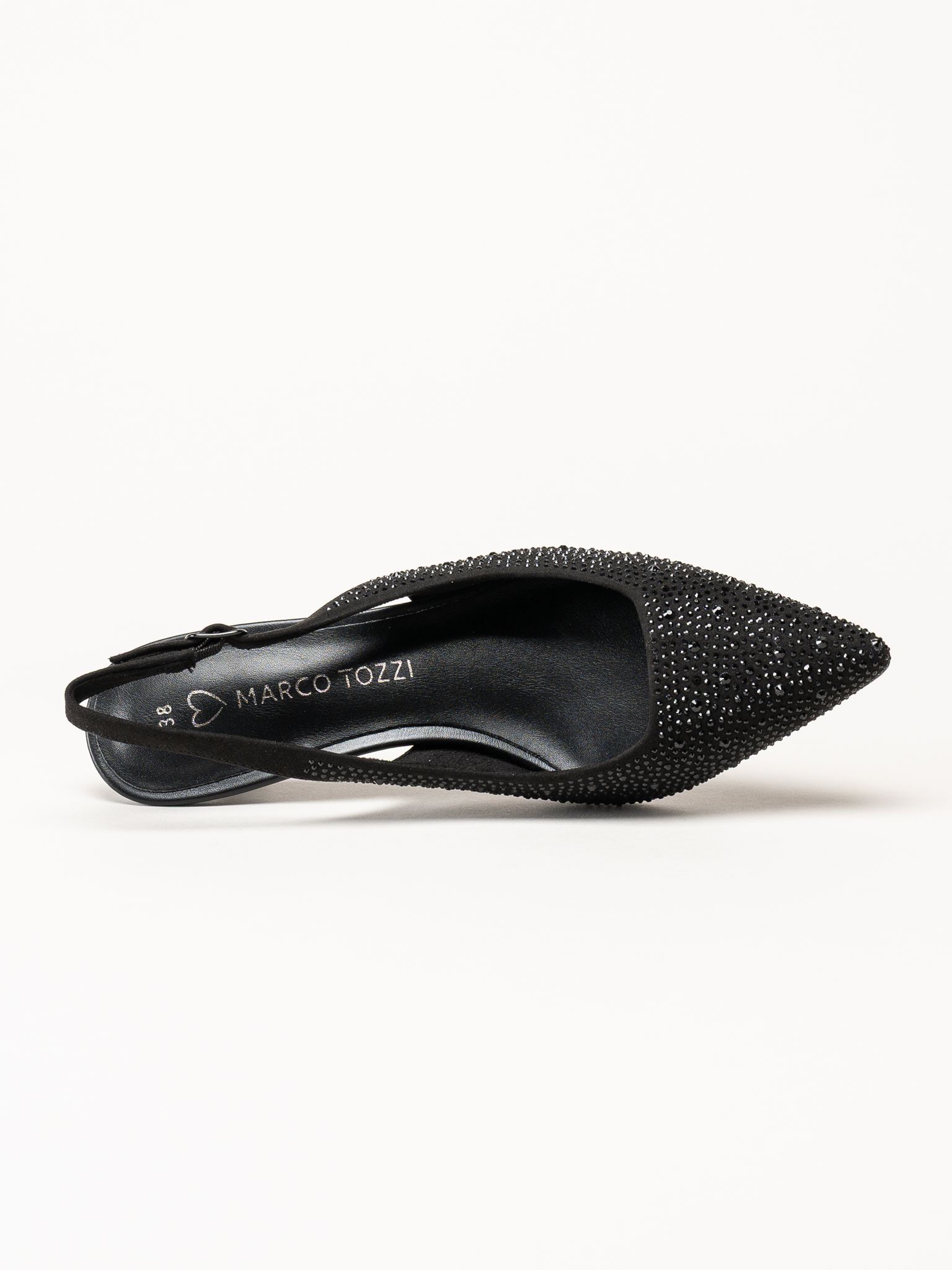 Marco Tozzi - Svarta slingback pumps