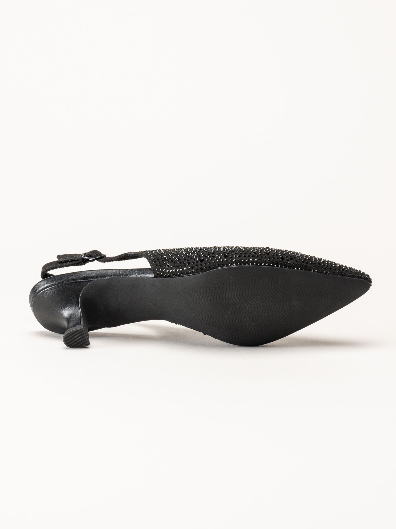 Marco Tozzi - Svarta slingback pumps