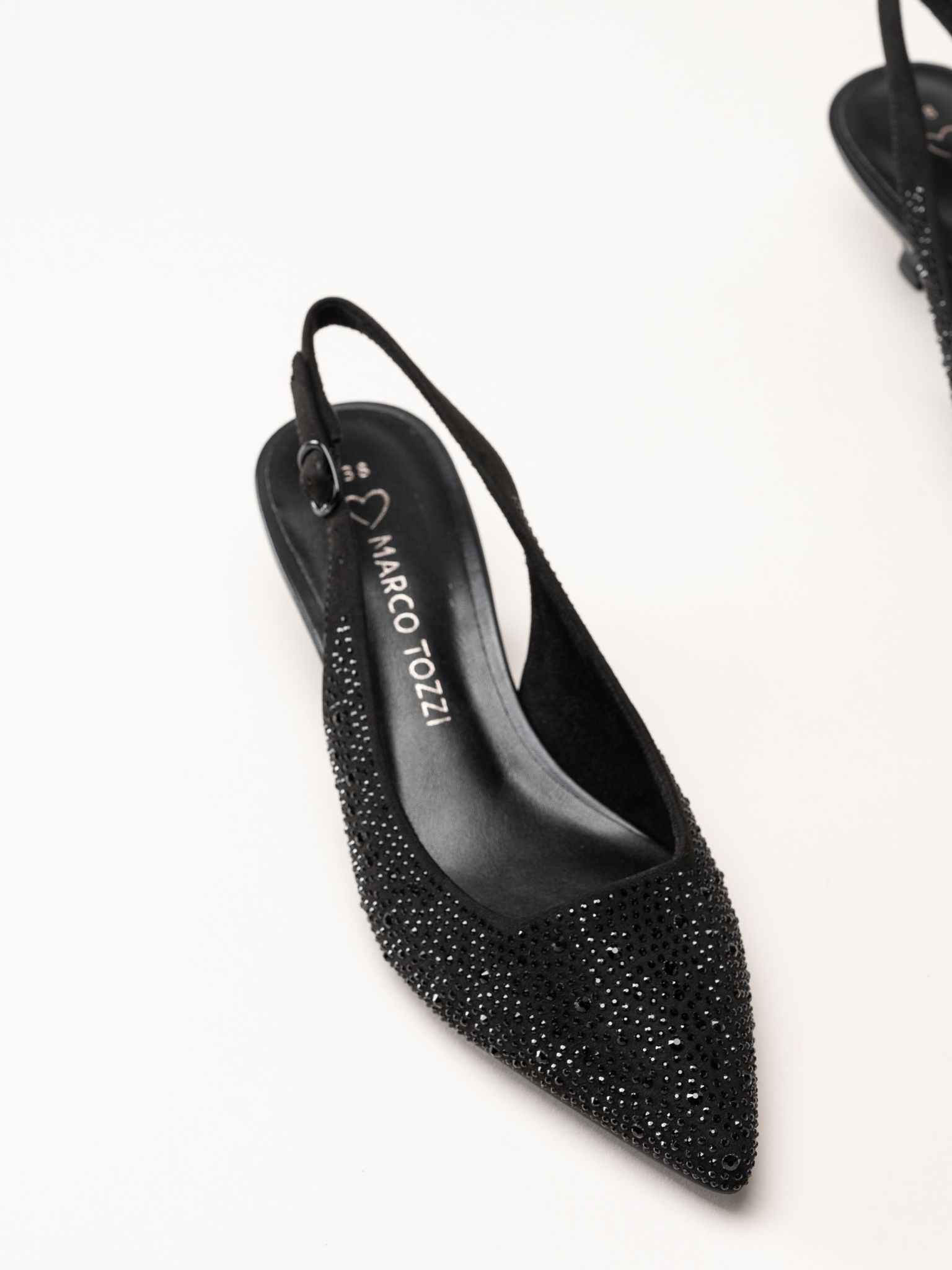 Marco Tozzi - Svarta slingback pumps