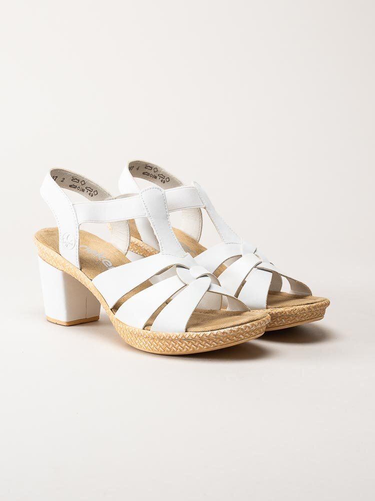 Rieker - Vita sandaletter