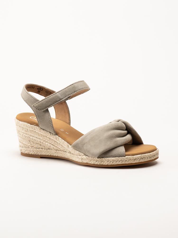 Gabor - Greige kilklackade sandaletter