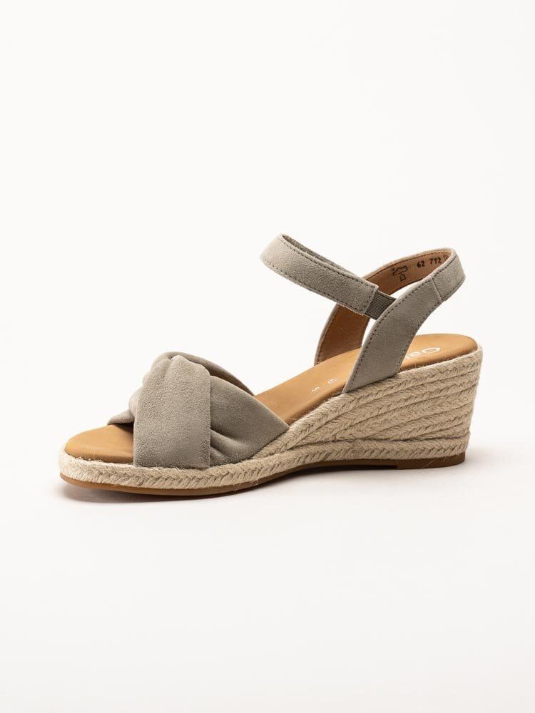 Gabor - Greige kilklackade sandaletter