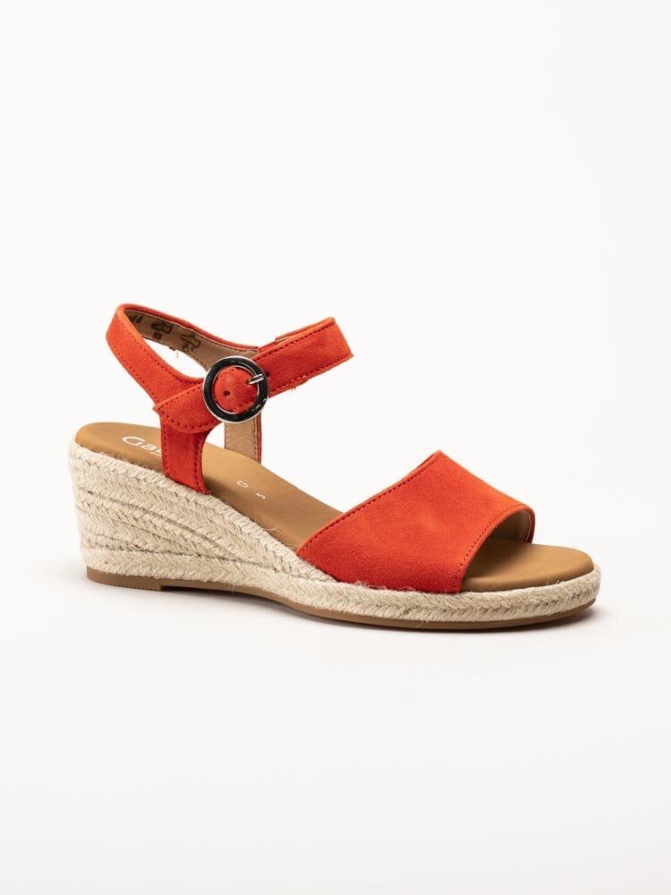 Gabor - Orange kilklackade sandaletter
