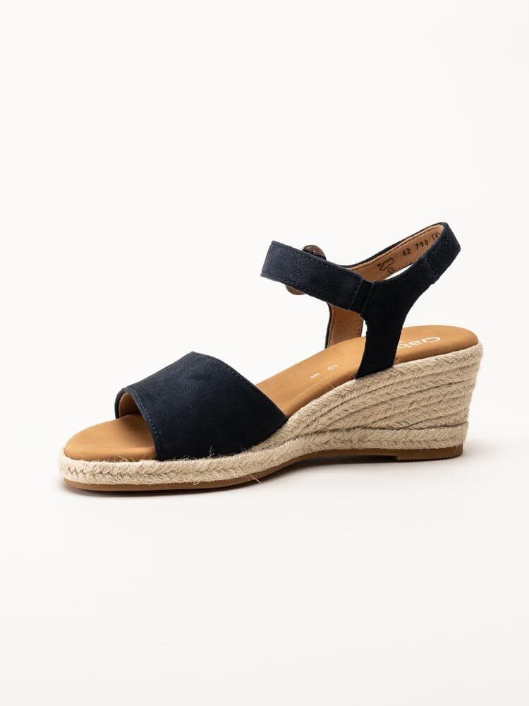 Gabor - Mörkblå kilklackade sandaletter