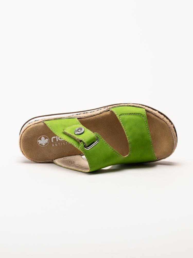 Rieker - Gröna slip in sandaler