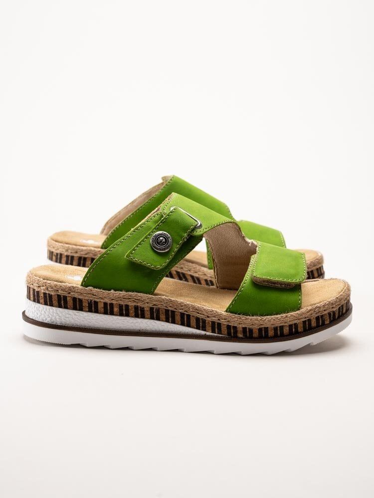 Rieker - Gröna slip in sandaler