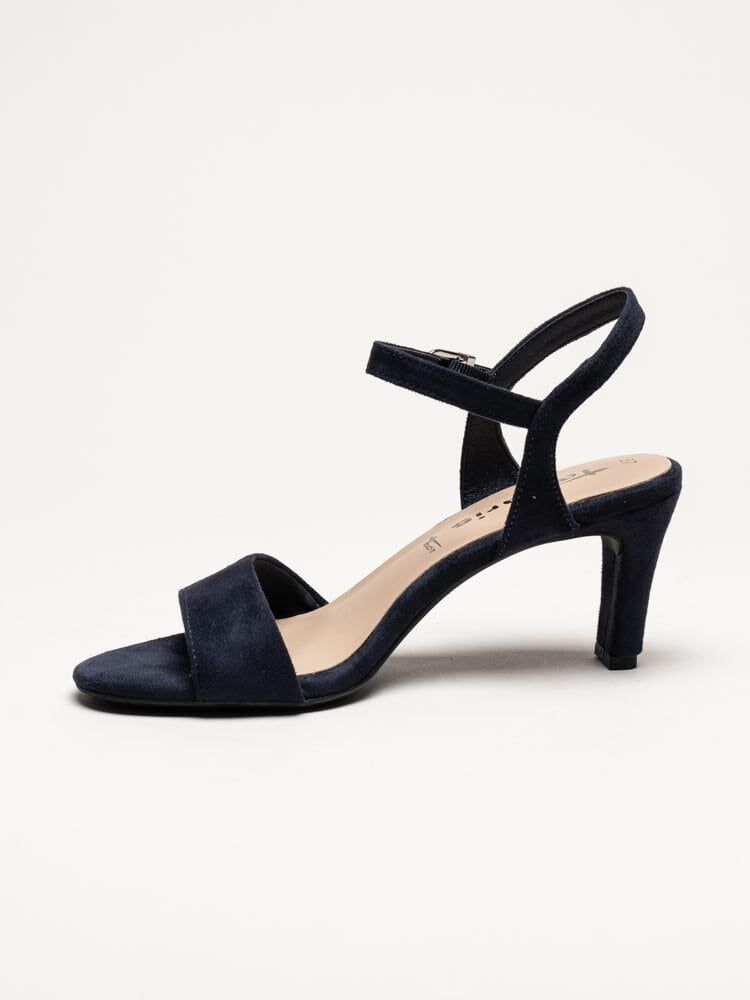 Tamaris - Mörkblå sandaletter i textil