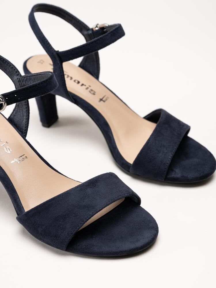 Tamaris - Mörkblå sandaletter i textil