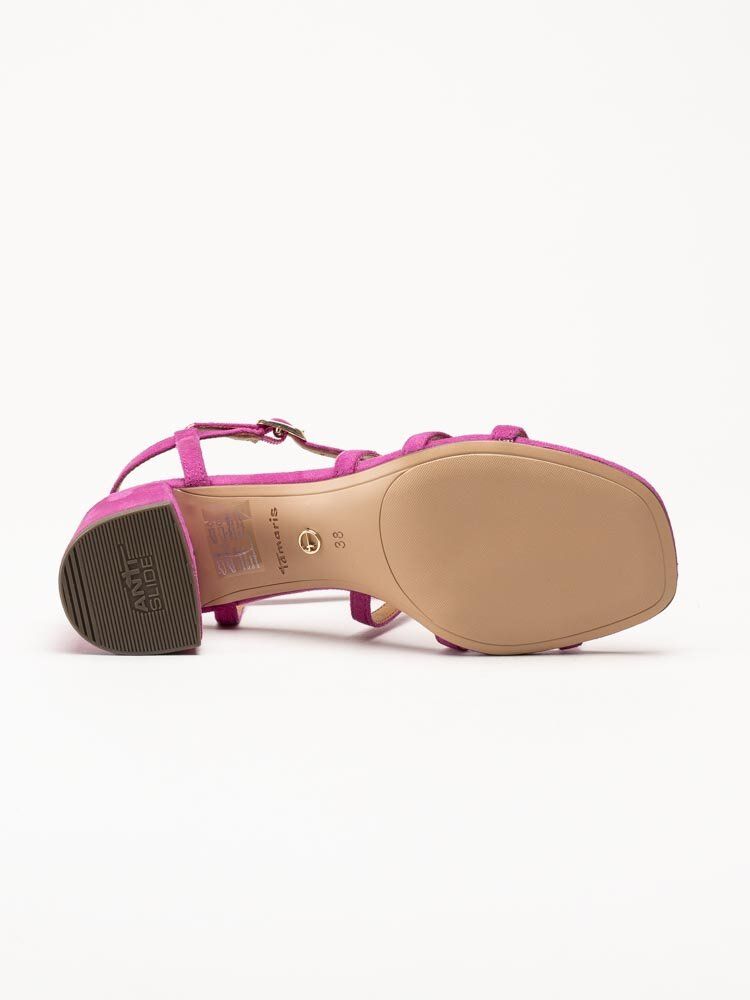Tamaris - Rosa sandaletter i textil