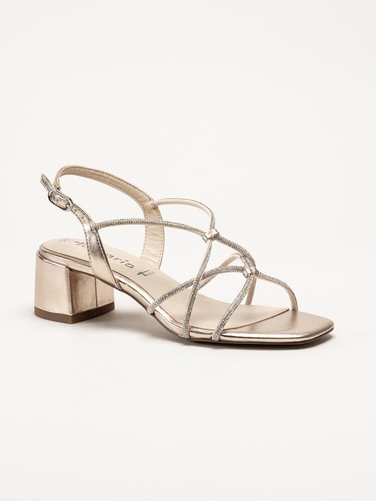 Tamaris - Guldiga sandaletter