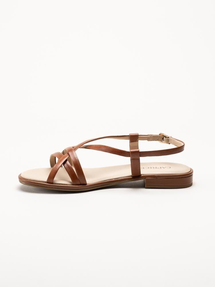 Caprice - Bruna remsandaler i skinn