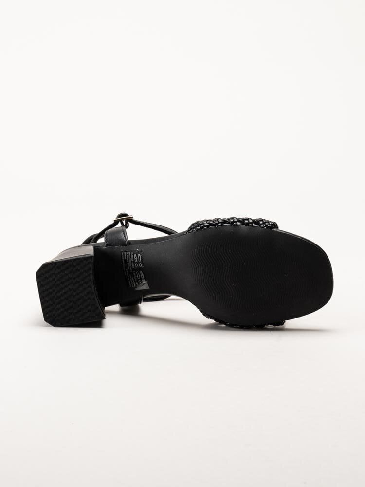 Marco Tozzi - Svarta sandaletter med klack
