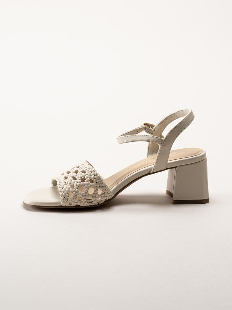 Marco Tozzi - Beige sandaletter med klack