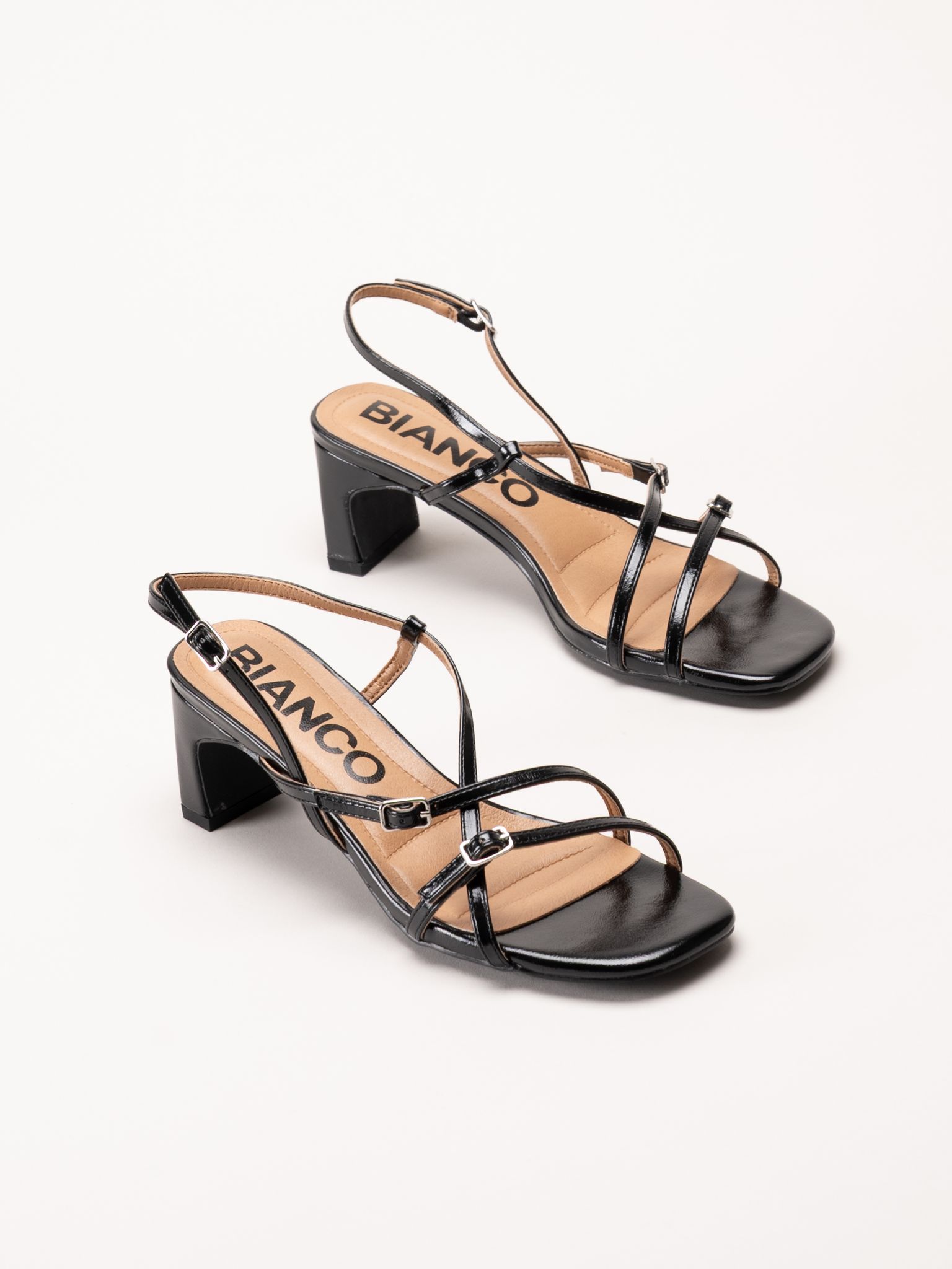 Bianco - Biadina Strappy - Svarta sandaletter
