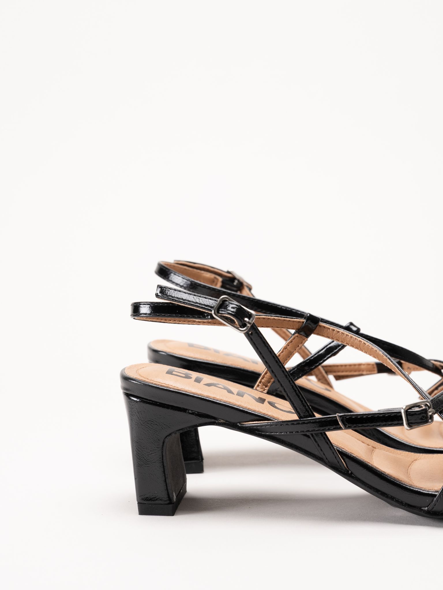 Bianco - Biadina Strappy - Svarta sandaletter