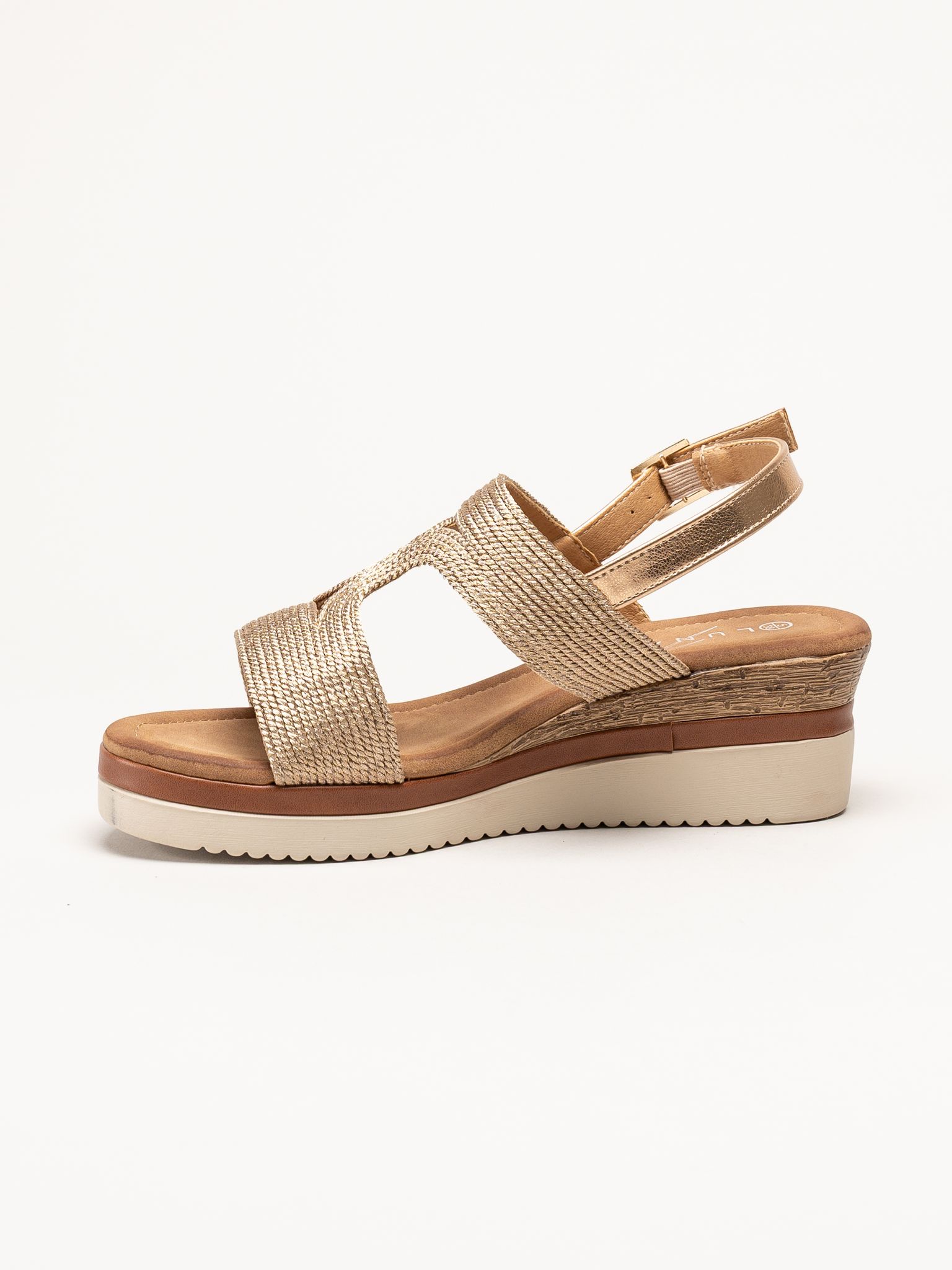 Lunar - 246Allegra - Guldfärgade sandaletter