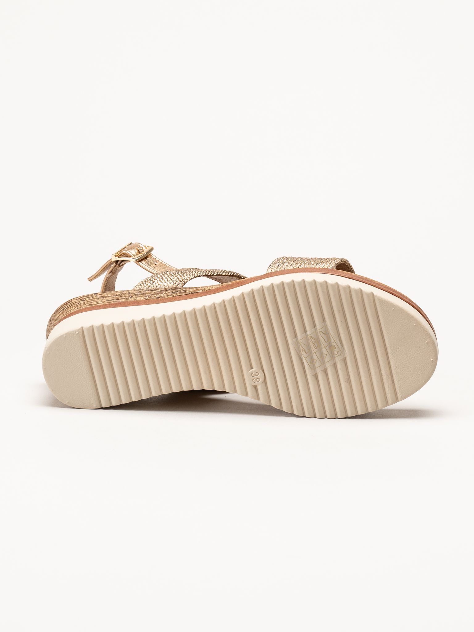 Lunar - 246Allegra - Guldfärgade sandaletter