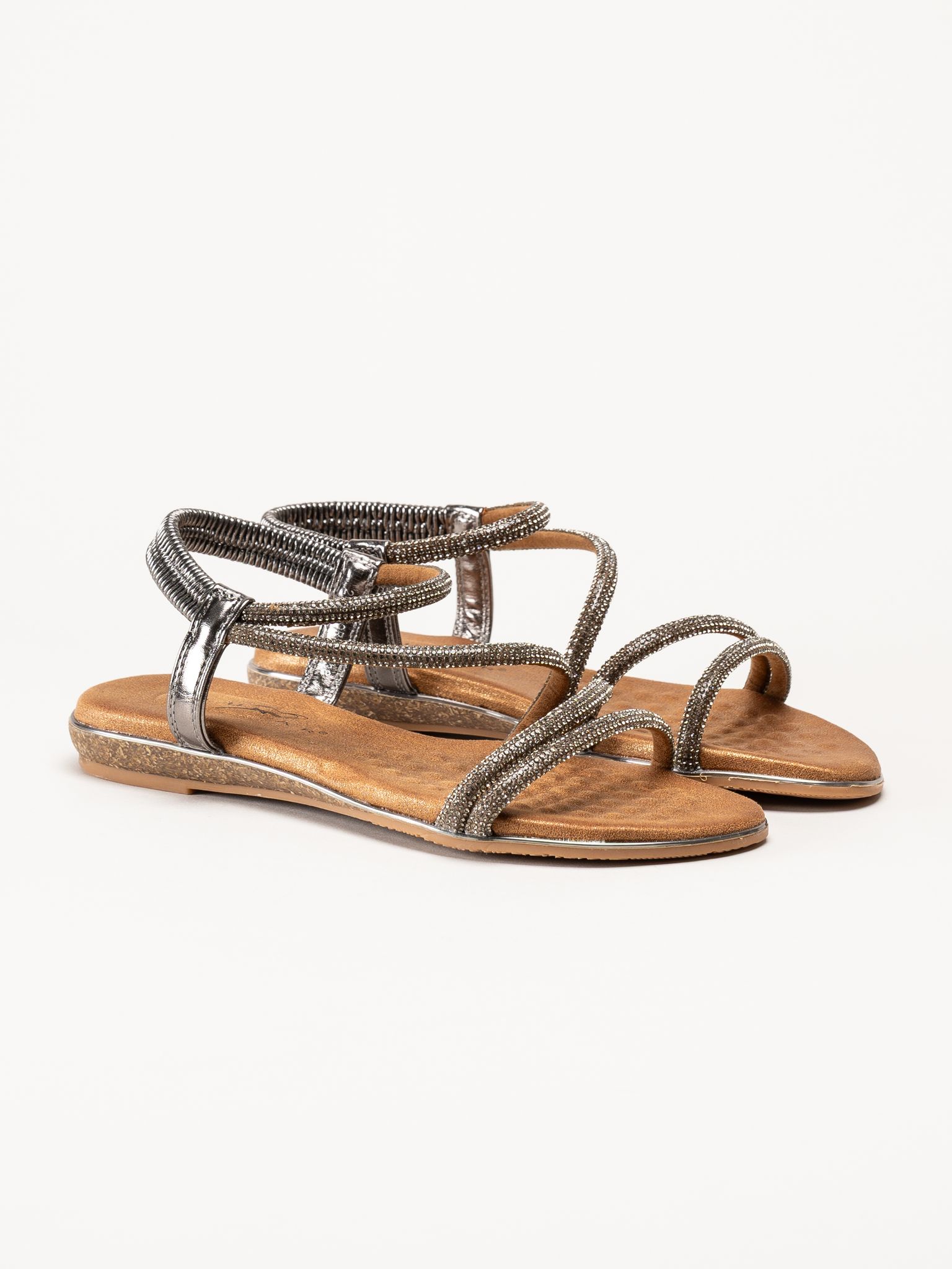 Lunar - 246Cortez - Silverfärgade sandal