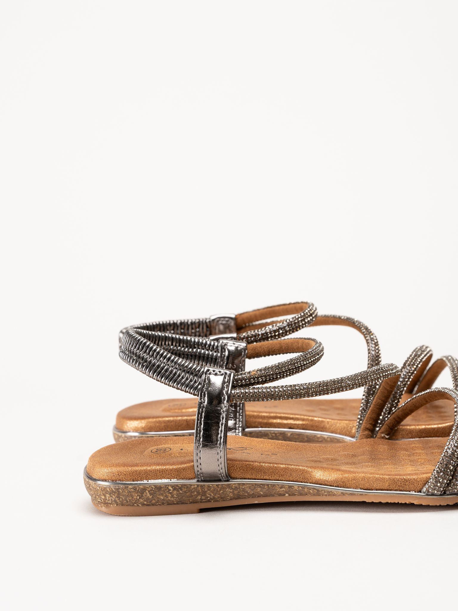 Lunar - 246Cortez - Silverfärgade sandal