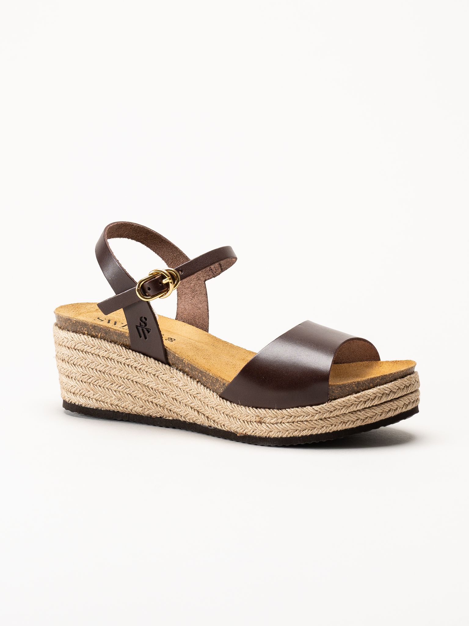 Sweeks - Elise - Mörkbruna espadrillos